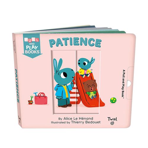 【现货】有耐心patience 学会耐心 抽拉机关操作互动纸板书 英文原版