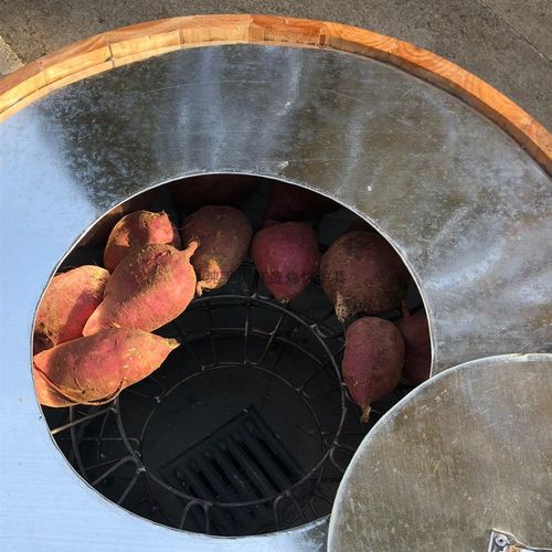 烤地瓜炉子神器红番薯玉米山芋土豆梨汤多功能机烤炉加厚木桶商电