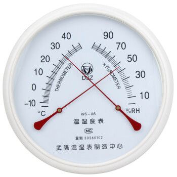 适用温湿度计工业大棚家用室内养殖高精度指针式药店仓库专用干湿度表
