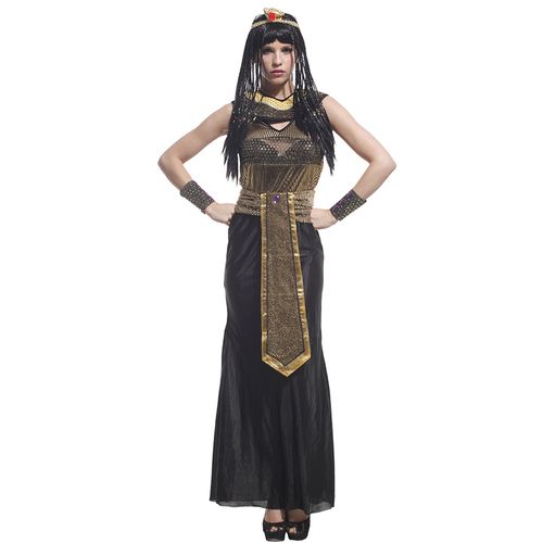 万圣节成人女演出服装女面具舞会埃及艳后长袍埃及cos公主裙
