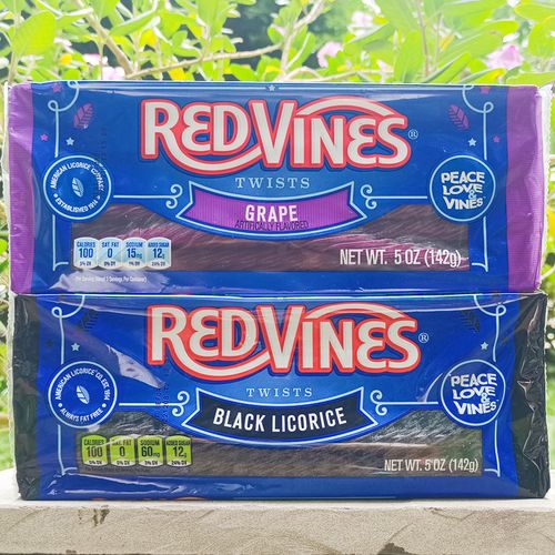 特价詹姆斯同款美国red vines吸管糖美剧蜡烛糖红藤甘草味扭扭糖