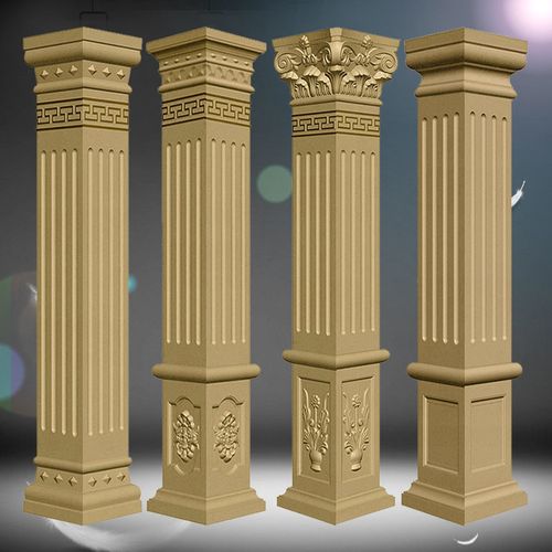 罗马柱模具带槽方柱水泥四方柱子别墅大门阳台建筑模板工厂直销