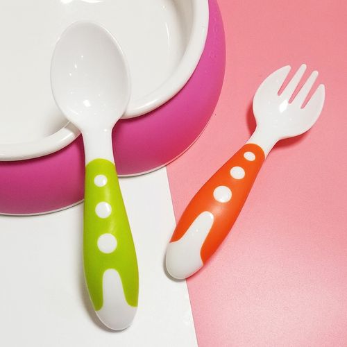 叉勺mdb宝宝勺子叉子套装便携外出餐具儿童儿童餐具