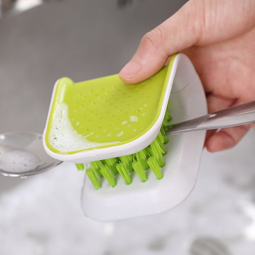 护手洗刀刷厨房餐具菜刀勺子专用双面清洁刷子创意叉子筷子清洗器