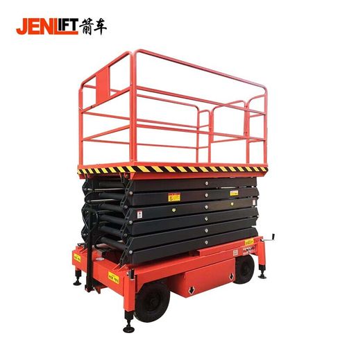 箭车(jenlift) 电动升降平台车充电式电动升降机高空作业维修升降车