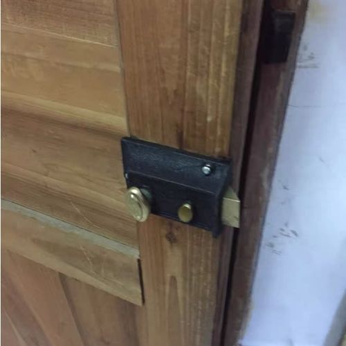 牛头锁老式房门锁牛头牌双保险卧室家用木门防盗门外装暗锁通用型