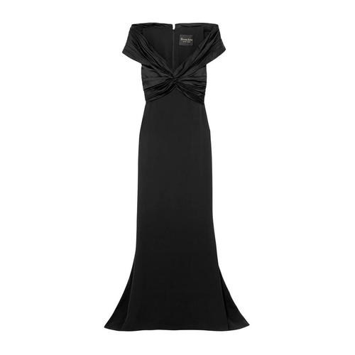 reem acra女款黑色连衣裙|long dress