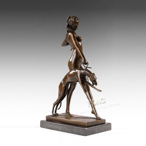 铜雕塑狩猎女神阿尔忒弥斯ep872希腊神话工艺品欧式人物桌面摆件