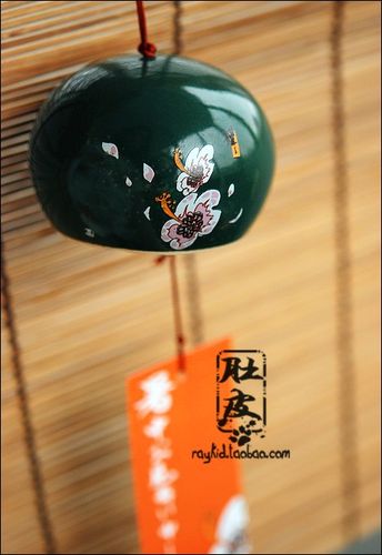 氛围的清凉夏日 每款详情请点击下图 佐野喜日式陶瓷风铃-四季繁花
