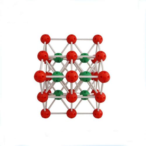 氯化铯晶体结构模型cscl结构金属连接杆化学分子模型演示用模型