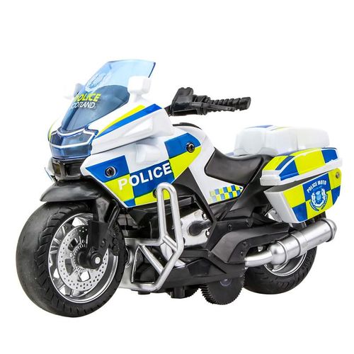 [盒装]警察摩托车玩具交警机车模型仿真特警摩托合金公安街车玩具
