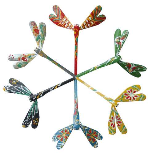 手工彩绘竹蜻蜓 平衡器,益智玩具 怀旧 中国 旅游纪念 蝴蝶