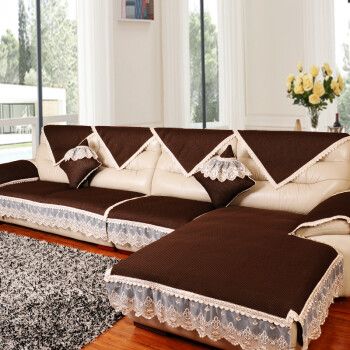 皮沙发垫套装四季通用真防滑坐垫布艺夏季简约现代组合沙发套罩定做