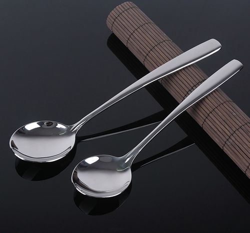不锈钢大公勺加厚长柄创意汤勺分菜西餐勺调羹匙家用成人吃饭勺子