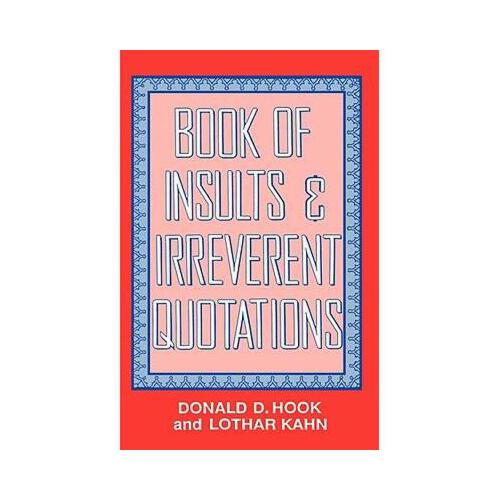 【预订】book of insults & irreverent quotations