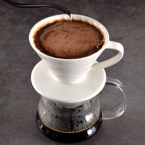 美式咖啡手冲滴漏咖啡杯滤杯陶瓷v60滴漏式冲杯过滤101过滤漏斗杯