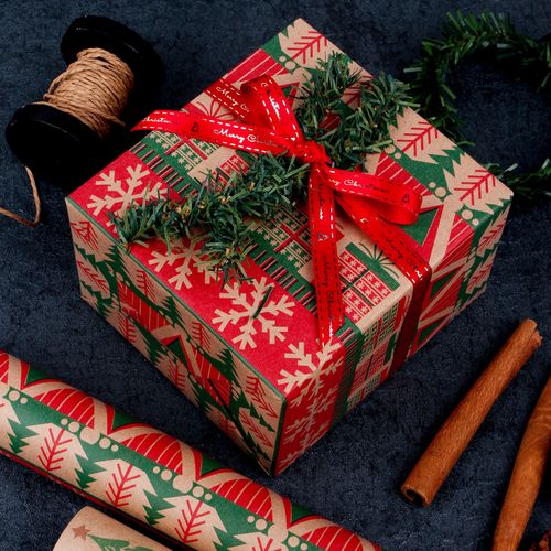 包装纸礼物圣诞节包书超大包装材料diy手工包装纸