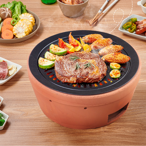 家用韩式烤肉炉烧烤炉商用泥炉网红烤肉器烧烤多功能炭炉户外烤炉
