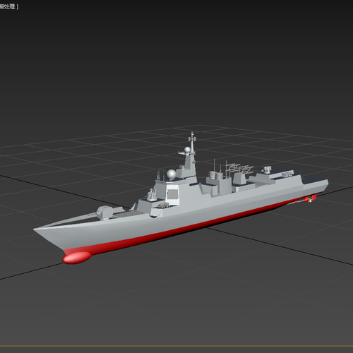 052d驱逐舰模型001200606三维图纸(mb/obj格式)