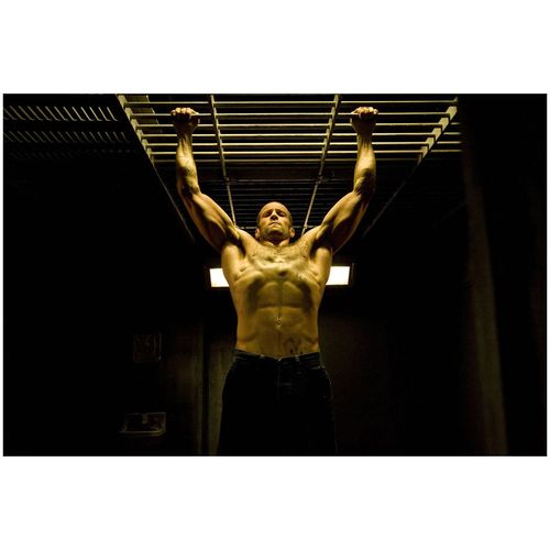 杰森斯坦森健身海报人之怒电影强森肌肉男宿舍墙贴壁纸装饰画定制
