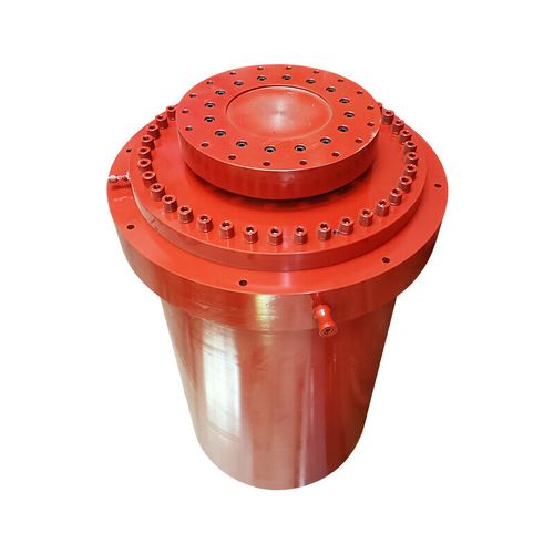 大吨位工程机械液压油缸非标定制双作用多级液压缸伸缩式法兰油缸