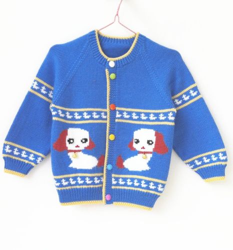 纯手工编织婴幼儿毛衣 宝宝毛衣 儿童手织毛线衣 童装外套毛衣