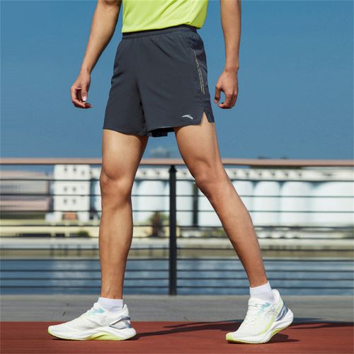 梭织短裤男士速干透气吸湿排干夏季综合训练跑步马拉松运动短裤男
