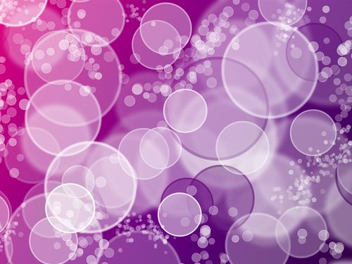 许多泡泡,圈子,抽象,紫色背景 4k