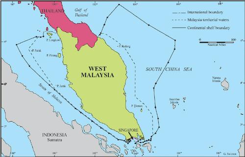马来西亚主张的海上权利范围_领海