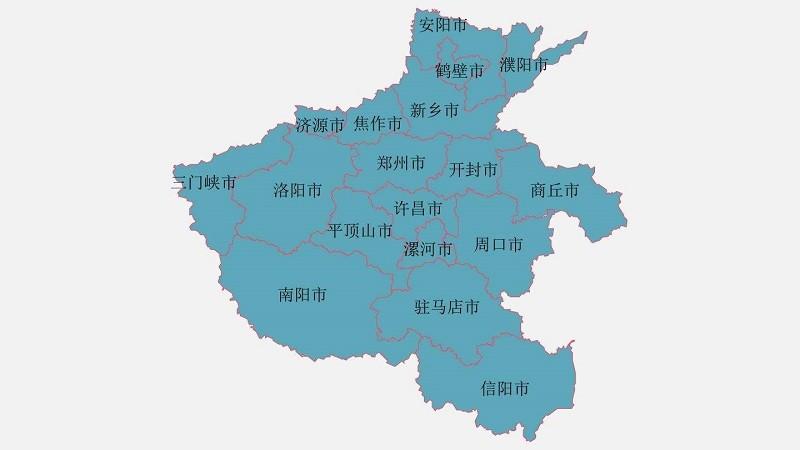 河南地图高清版大图片2022