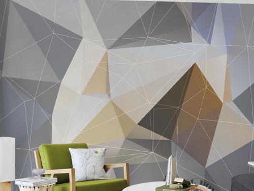 几何图形墙纸图片大全 诠释现代墙面艺术