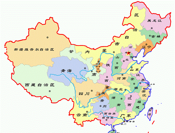 中国34个省份的简称的由来各个省份的简称的由来