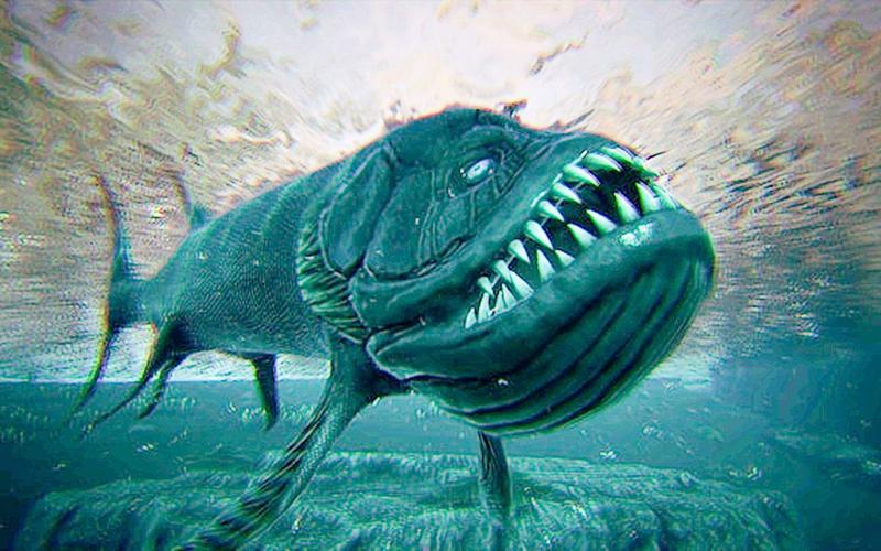 史前巨兽白垩纪海洋里恐怖的食人鱼剑射鱼的故事