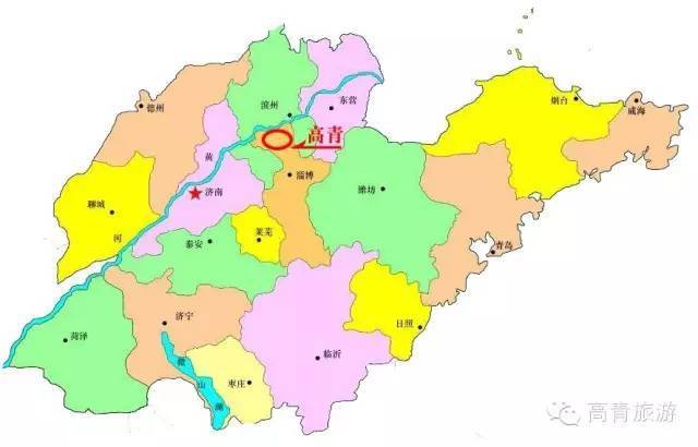 我位于山东省中部,淄博市最北.地处"三市交汇,两河并流"之地.