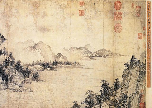但他画的,却是一个世纪以前,公元11世纪中国南方的山水,人物与故事