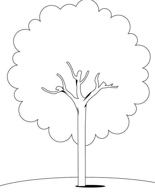 儿童简笔画大全树的简笔画手绘树木设计矢量素材图片手机端树简笔画