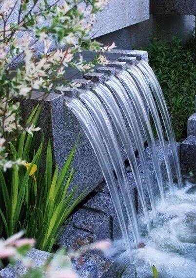 庭院景观叠水设计…#设计图舍-景观#