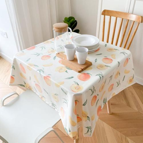 防水防油污小桌布正方型北欧可擦四方桌桌布套正方形台垫桌垫家用