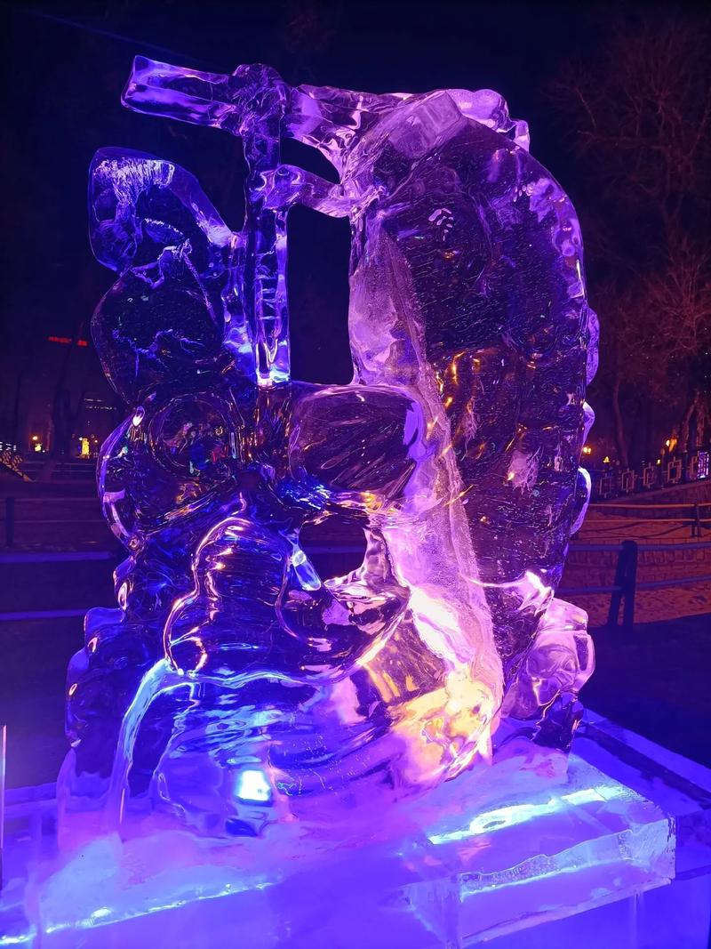 哈尔滨第42届冰雪节.冰灯的艺术(库存)#我要上热门     - 抖音