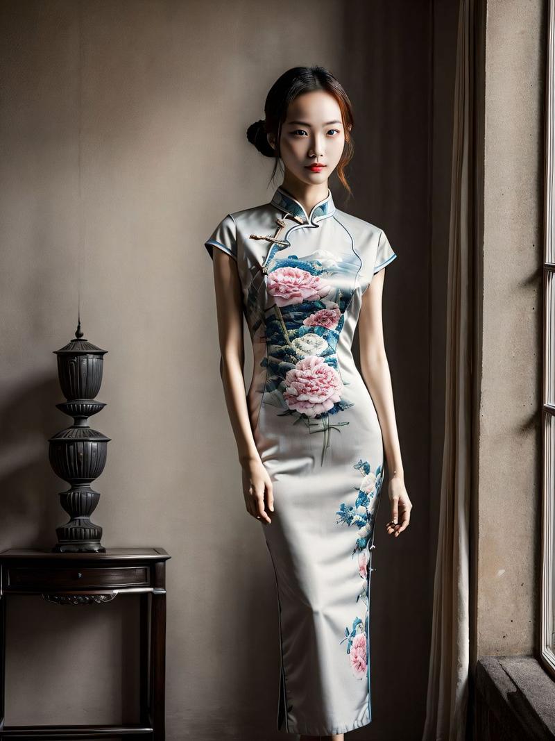 中式国风旗袍穿搭,旗袍是东方女性的骄傲,它是美的象征,是魅力的体现.