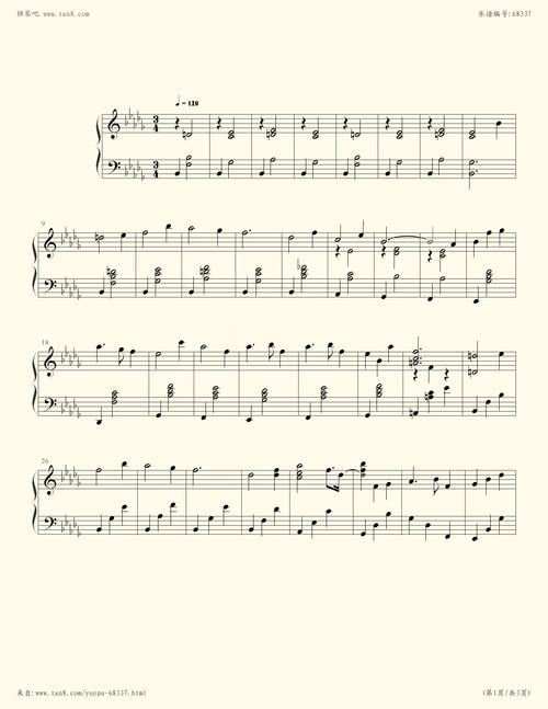 钢琴谱 - 【fonzi m】约定的梦幻岛插曲 伊莎贝拉之歌(イザベラの唄)