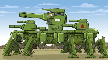 坦克世界动画:kv6步行者坦克进化-动漫-高清完整正版视频在线观看