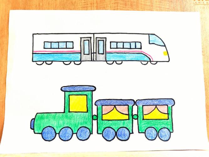 1高速列车 2火车—————————简笔画幼儿园简笔画车子大全简笔