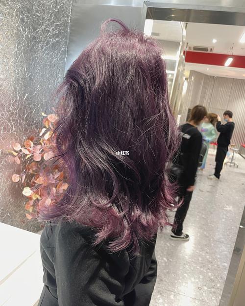 葡萄紫发色
