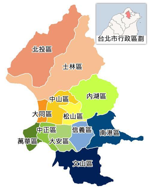 台北市行政区划
