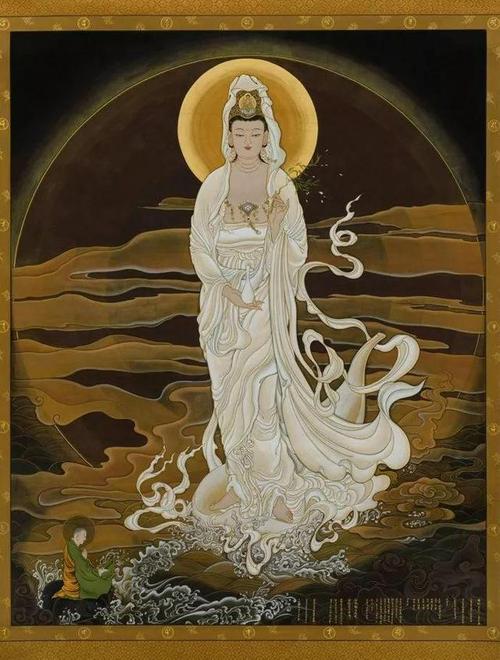 观世音菩萨,又称观音菩萨,是佛教中的慈悲之神,被尊奉为普度众生的