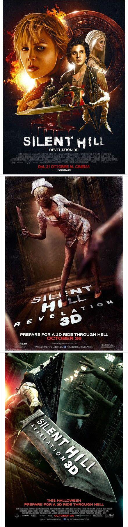 《寂静岭2》silent hill: revelation 3d 超赞海报三连发!