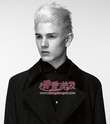 2016最流行的男生白色发型 男生清爽发型设计