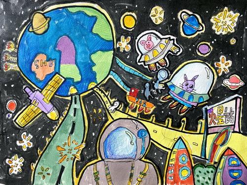 什么是快乐星球儿童绘画简单