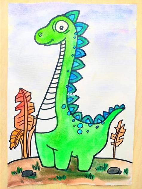 恐龙画画图片大全儿童 恐龙画画图片大全儿童简单
